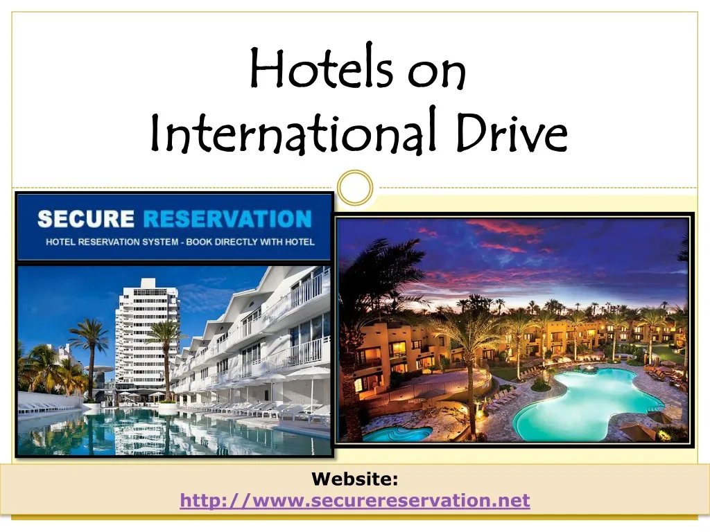 hotels on international drive