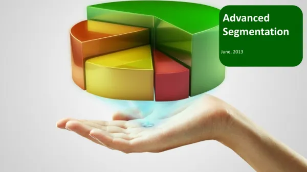Google Analytics - Advanced Segmentation