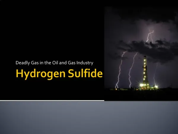 Hydrogen Sulfide