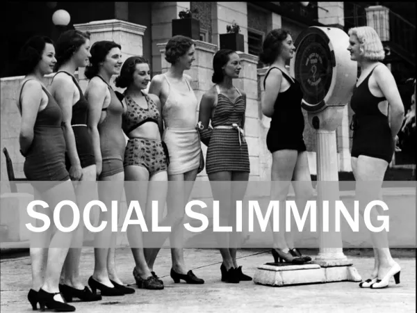 Social Slimming - Steps for Effective Social Media Programs