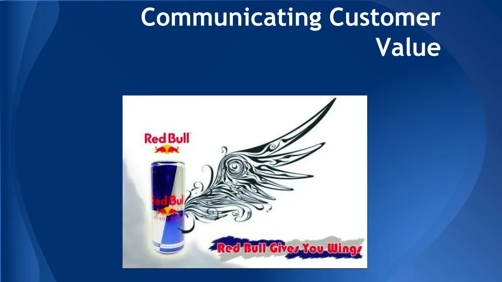 communicating customer value