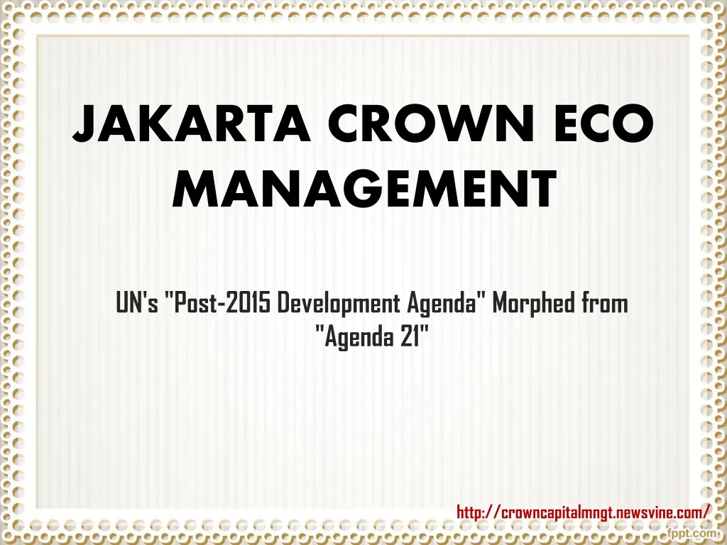 jakarta crown eco management