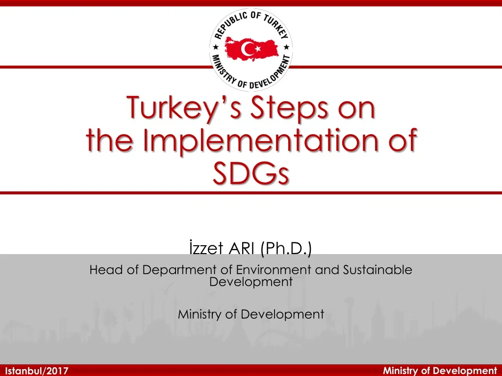 turkey s steps on the implementation of sdgs