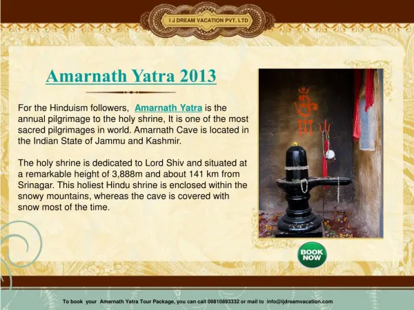 Amarnath Yatra 2013