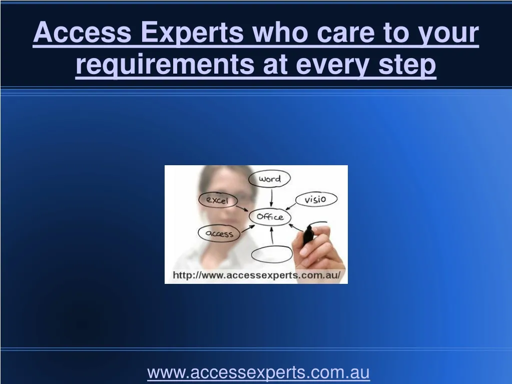access experts who care to your requirements at every step