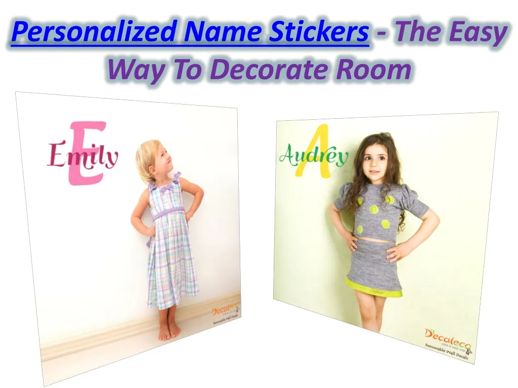 personalized name stickers the easy