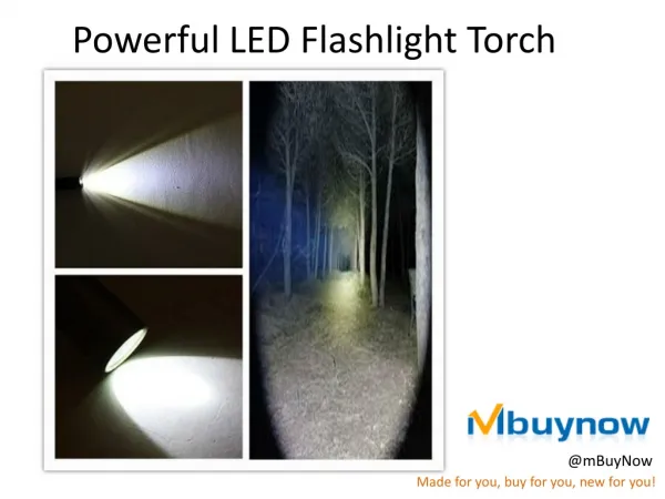mBuyNow LED flashlight torch