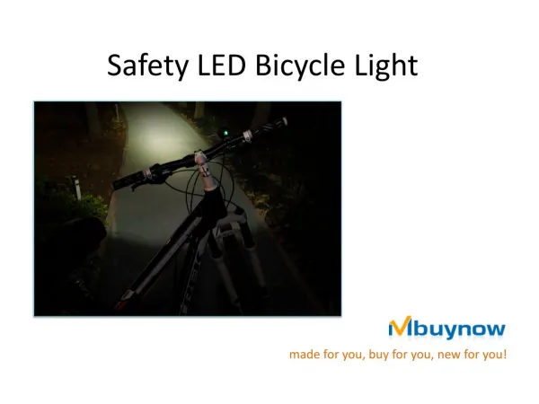 mBuyNow bicycle light