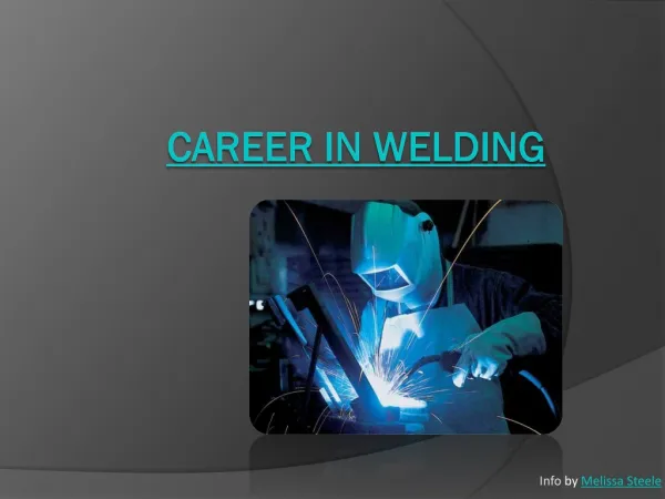Career in Welding