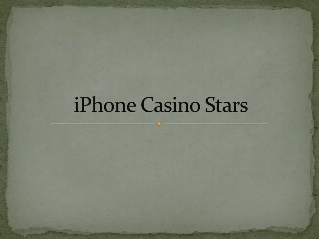 iphone casino stars