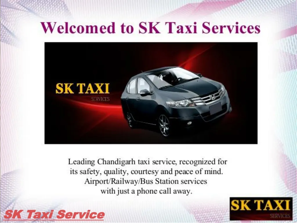 sk taxi service