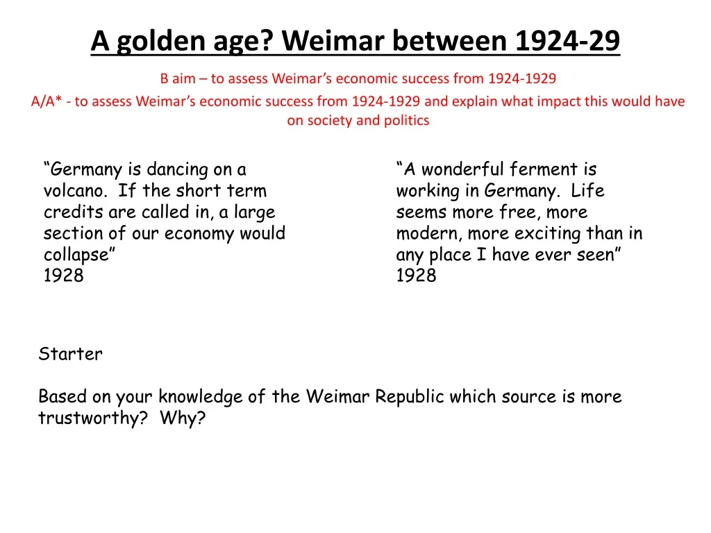 a golden age weimar between 1924 29