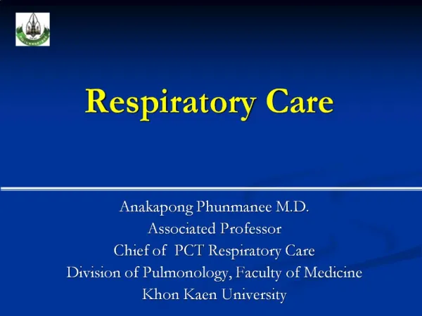 Respiratory Care