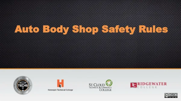 Auto Body Shop Safety Rules