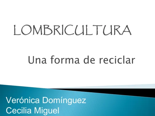 Lombricultura