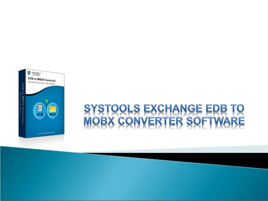 s ystools exchange edb to mobx converter software