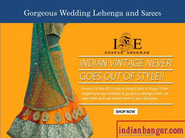 Buy Indian Fashionable Lehengas and Sarees