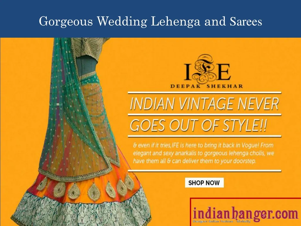 gorgeous wedding lehenga and sarees