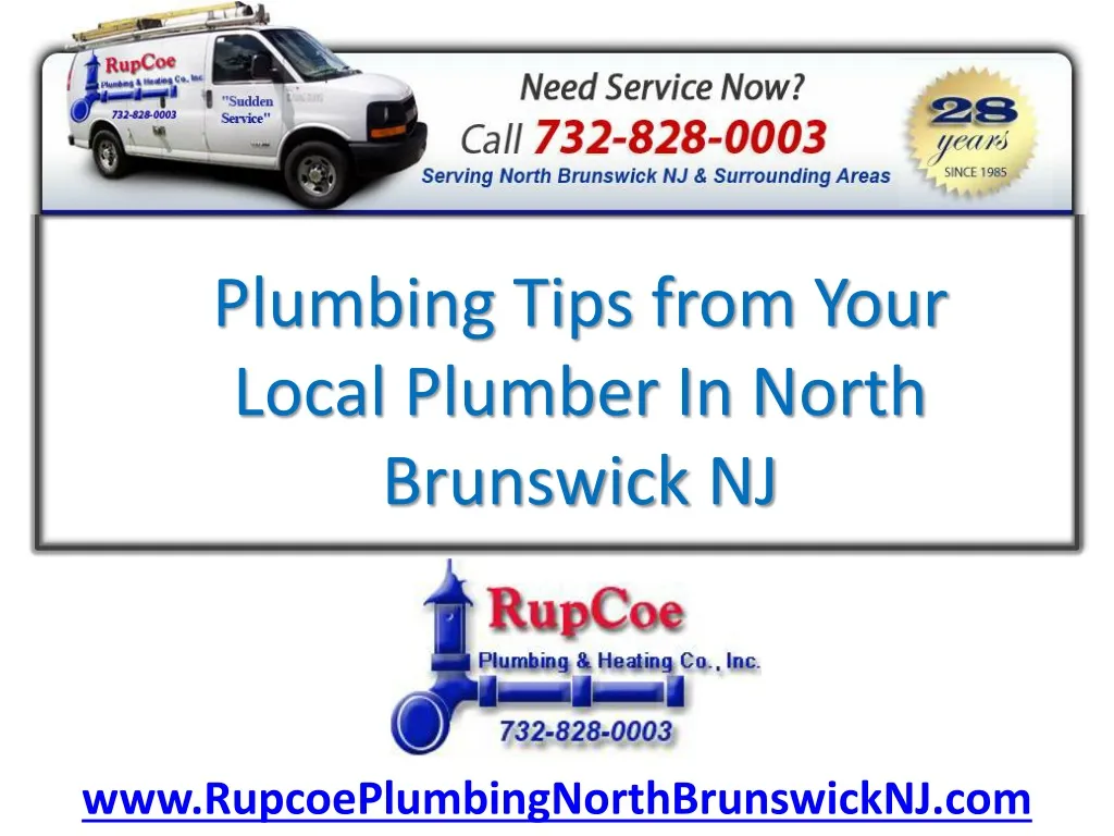 plumbing tips from your local plumber in north brunswick nj
