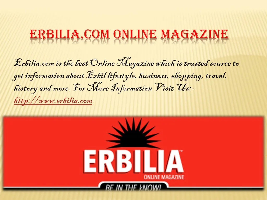 erbilia com online magazine