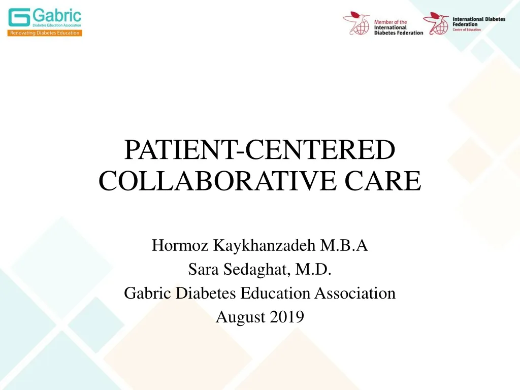 patient centered collaborative care