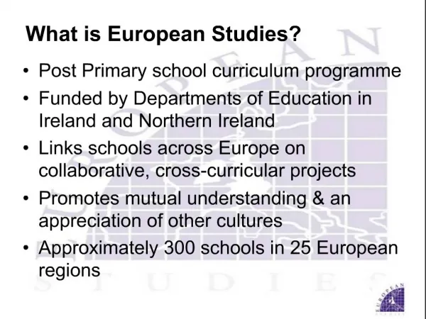 European Studies Programme european-studies