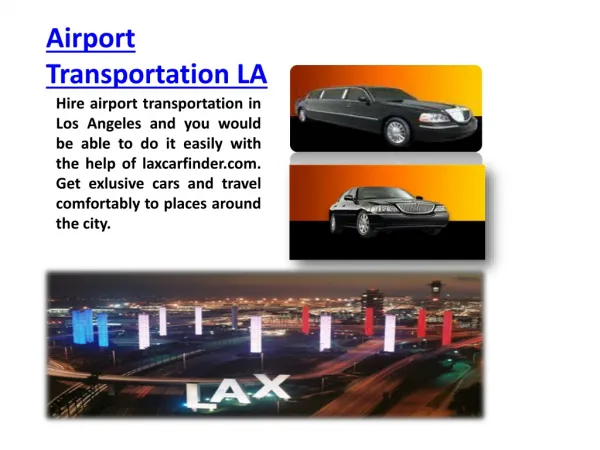 Airport Transportation LA