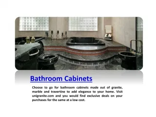 Bathroom Cabinets