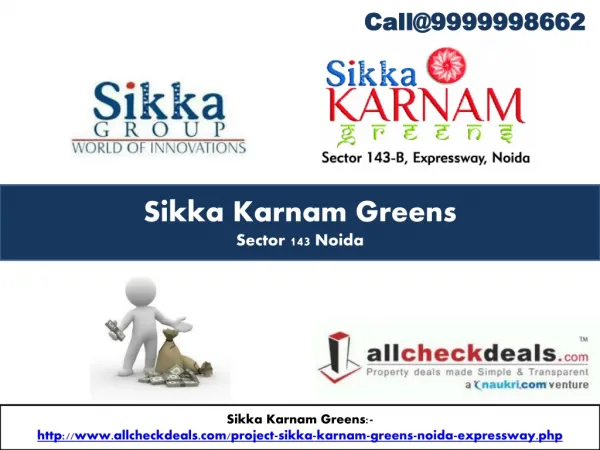 Sikka Karnam Greens Stylish Apartments Noida