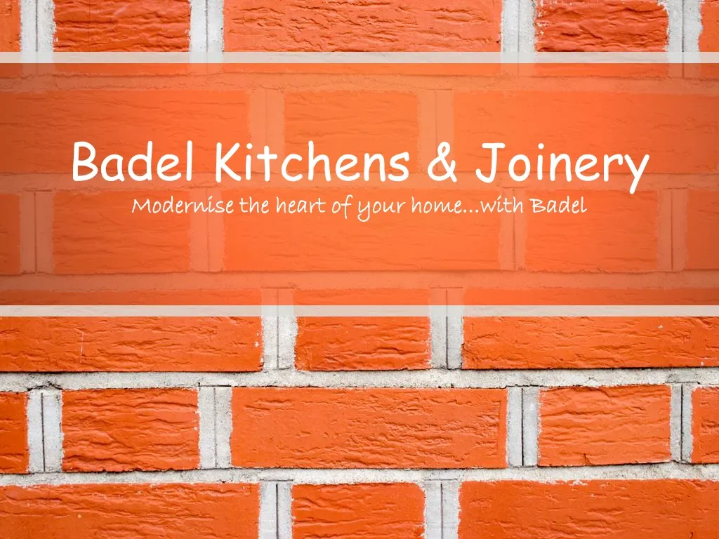 badel kitchens joinery