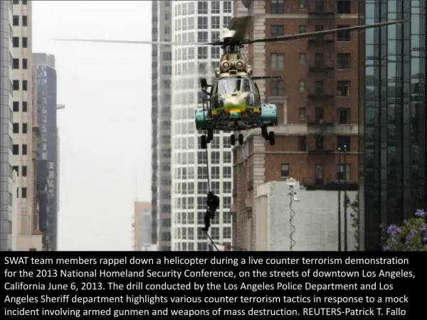 Los Angeles SWAT drill