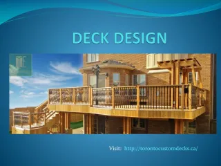 Deck Design - slide 1
