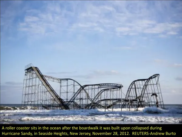 Roller coaster in the sea