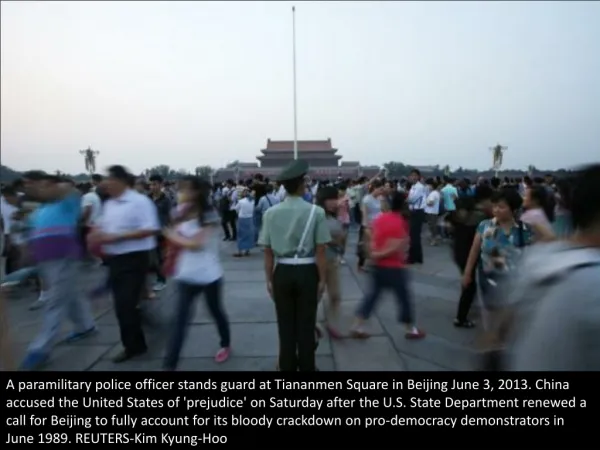 Tiananmen Square today