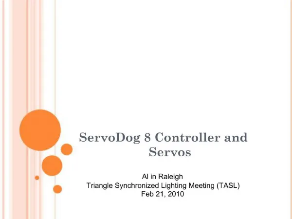 ServoDog 8 Controller and Servos