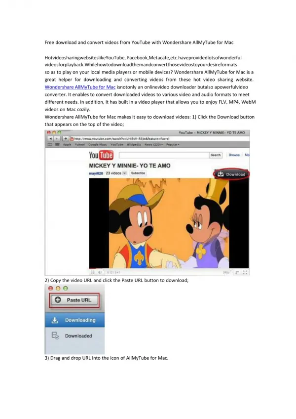 Free download and convert videos from YouTube with Wondersha