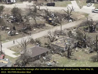 Tornadoes tear through Texas