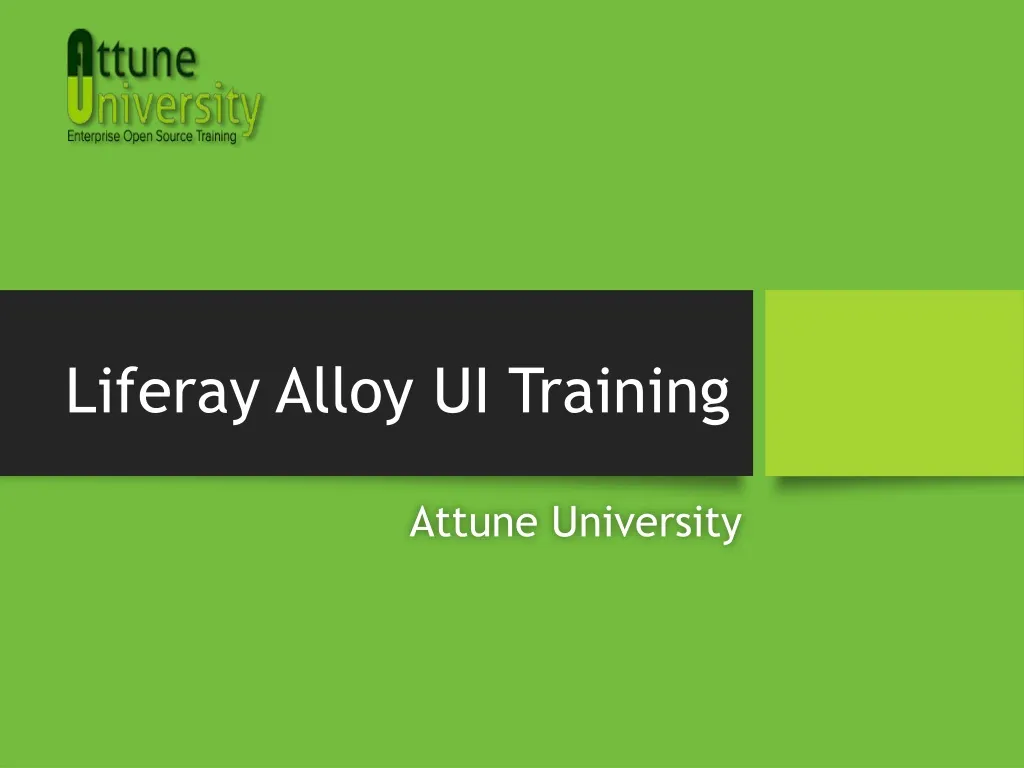 liferay alloy ui training