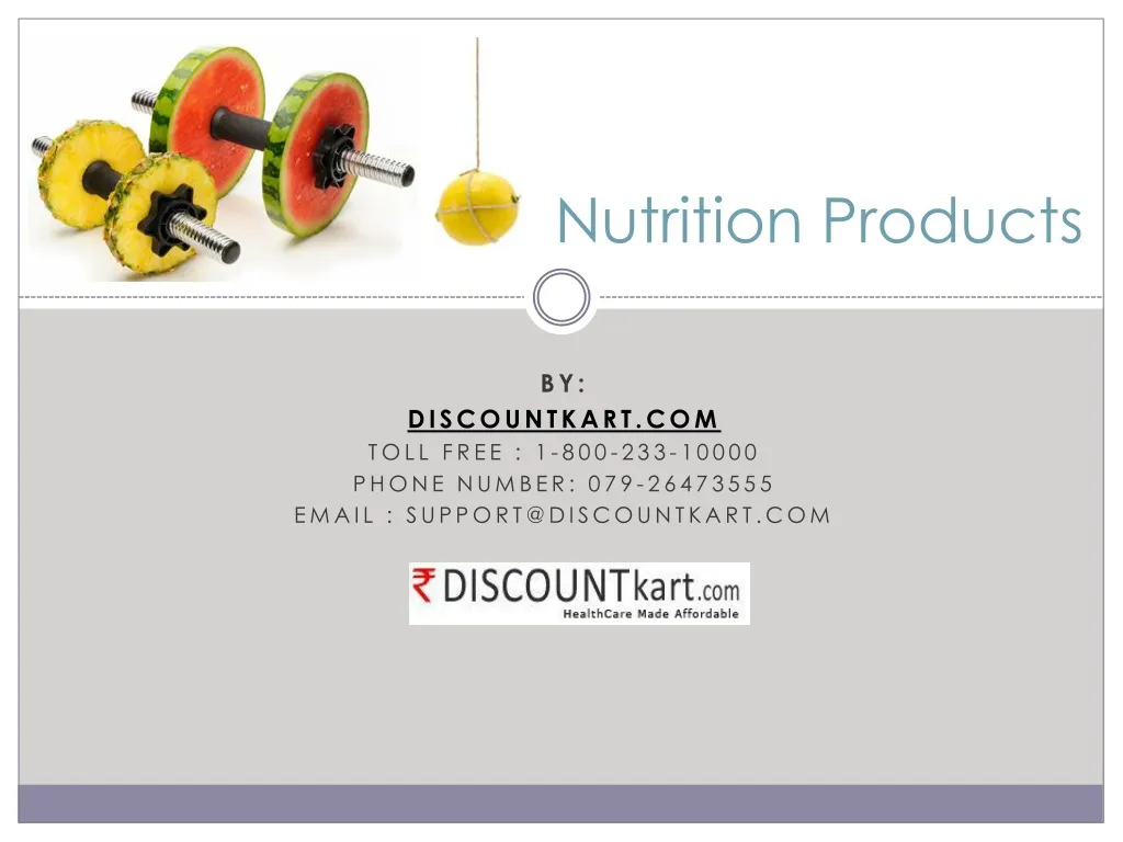 nutrition products