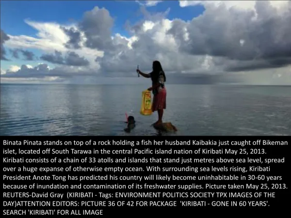 Kiribati, gone in 60 years