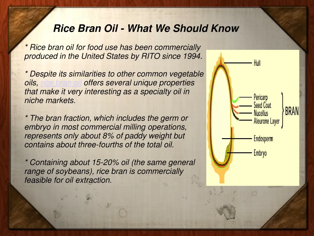 rice bran oil what we should know