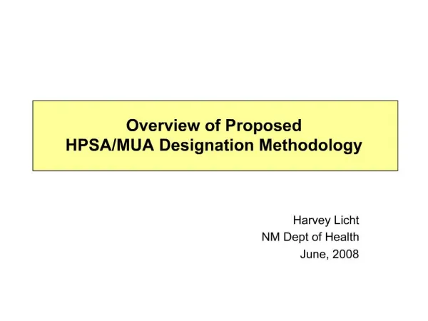 Overview of Proposed HPSA