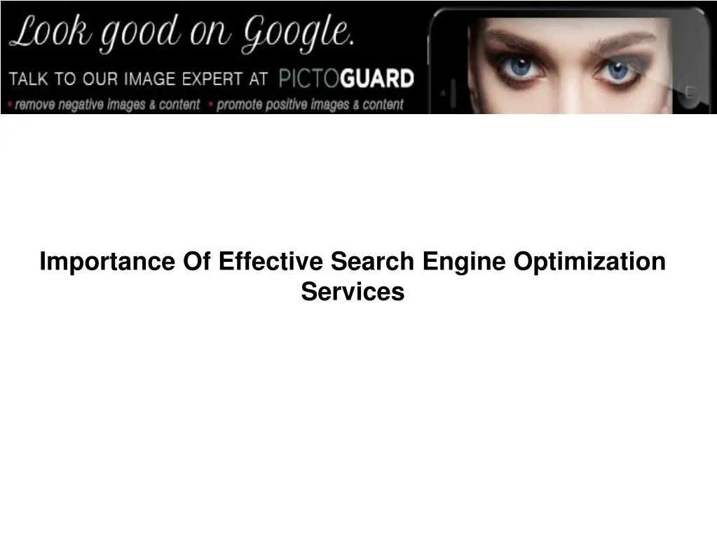 importance of effective search engine