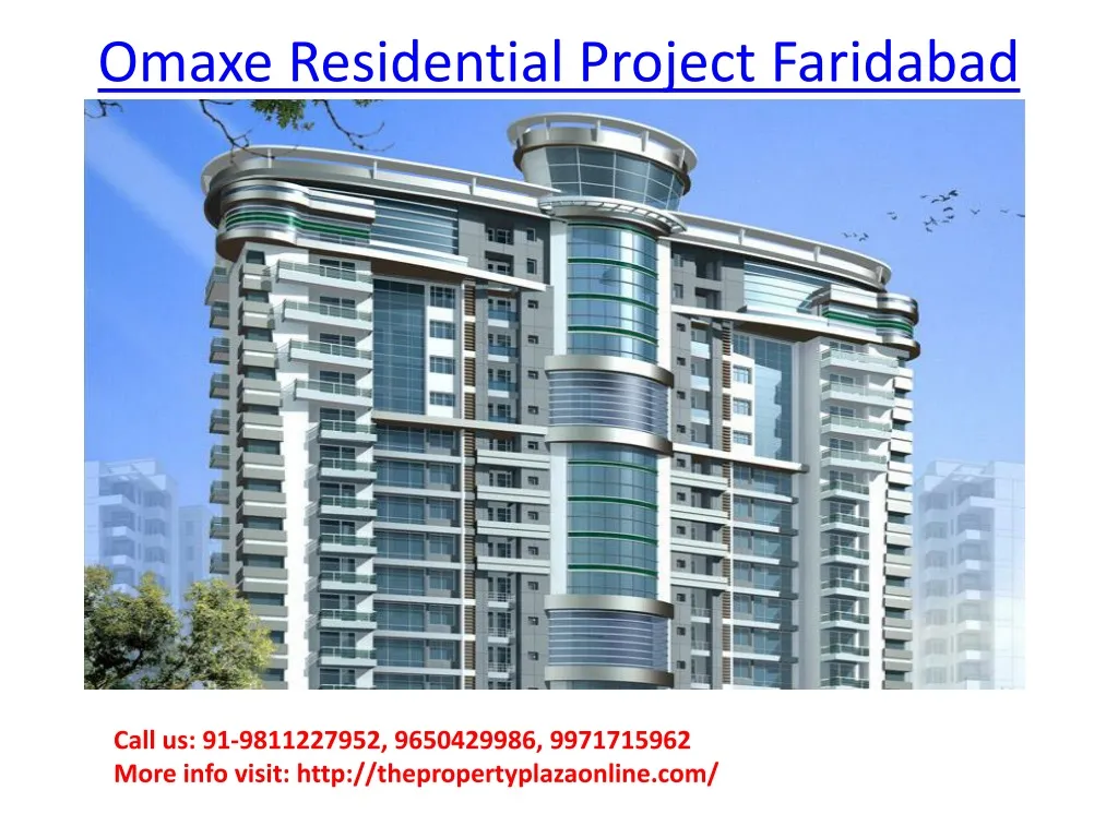 omaxe residential project faridabad