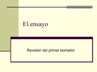 El ensayo - slide 1