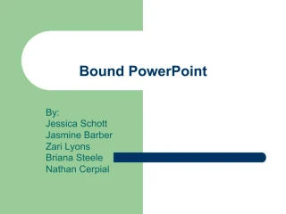 Bound PowerPoint - slide 1