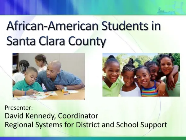 African-American Students in Santa Clara County