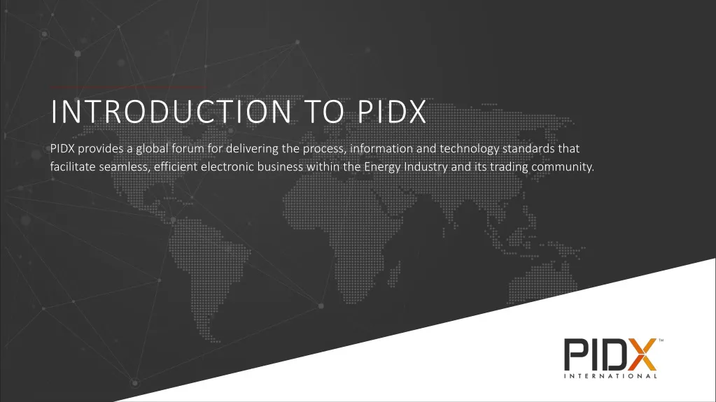 introduction to pidx