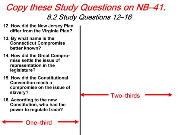 Copy these Study Questions on NB 41.