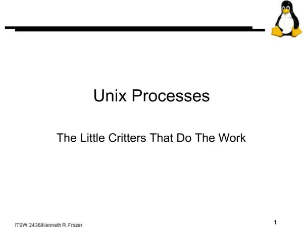 Unix Processes